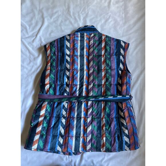 Xirena Cassandra Rhapsody Oversized Puffer Vest Neiman Marcus multicolor Small - Picture 6 of 6